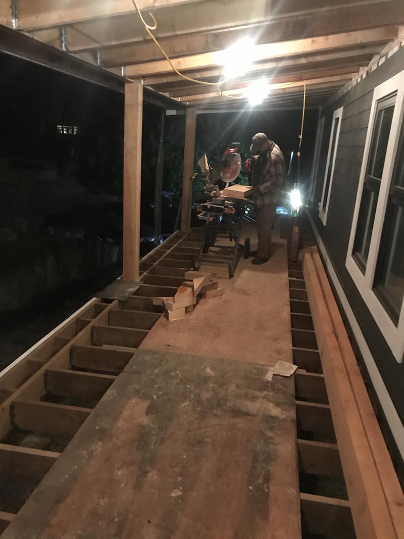 we build new decks