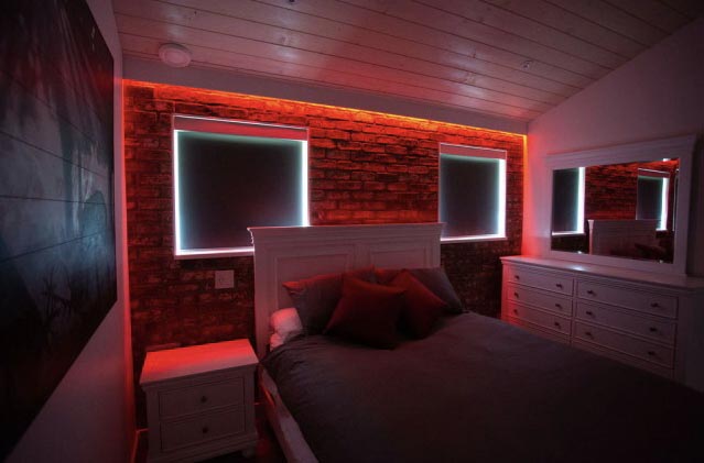bedroom LEDs